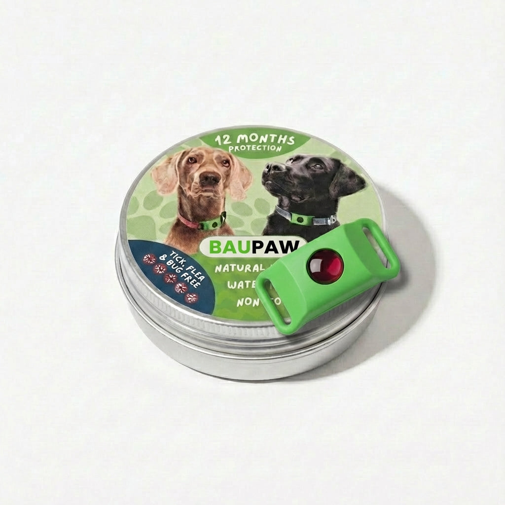 BauPaw™ Pendant – 12 Months of Natural Flea & Tick Protection for Dogs